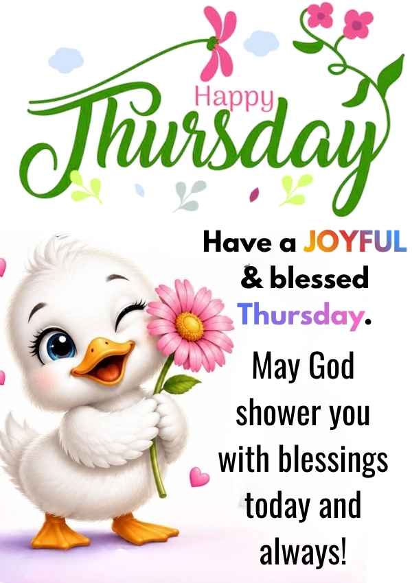 Happy and Blessed Thursday Image