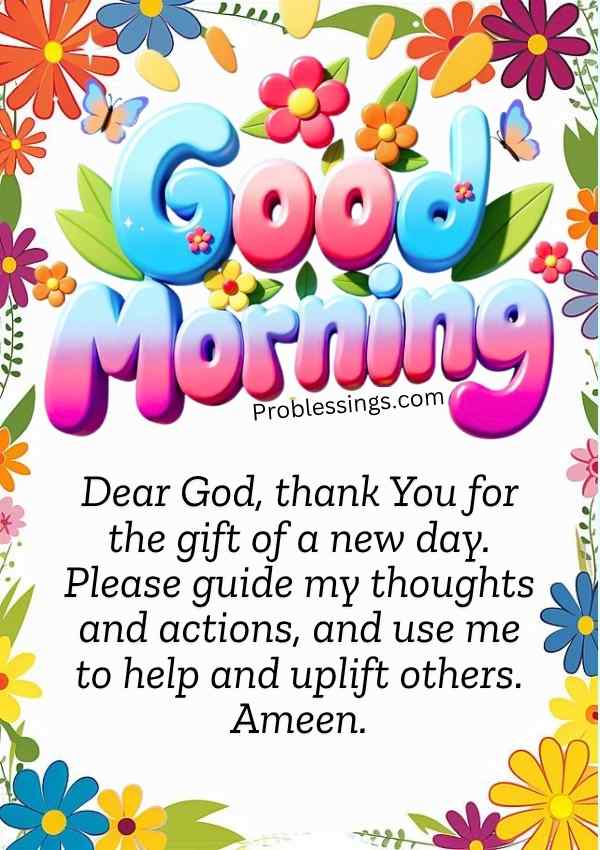 heartfelt morning prayer