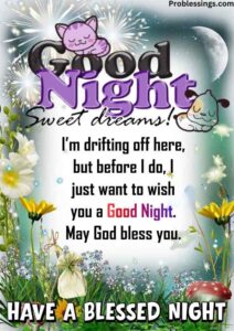 150 Good Night Blessings Images and Quotes for Sweet Dreams
