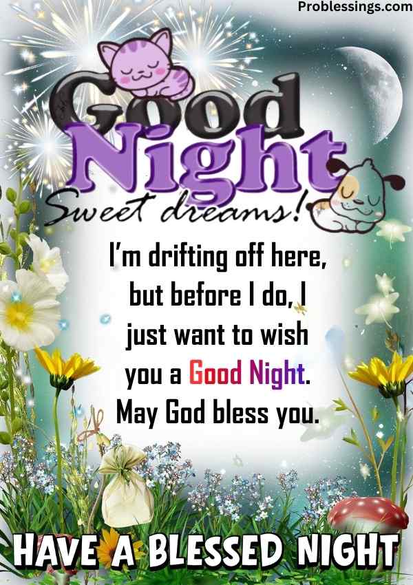 150 Good Night Blessings Images and Quotes for Sweet Dreams