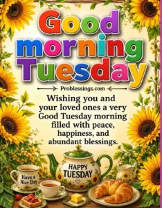 150+ Good Morning Tuesday Blessings, Greetings & Quotes