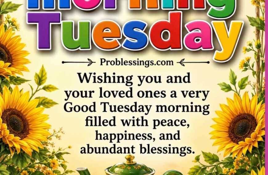 150+ Good Morning Tuesday Blessings, Greetings & Quotes