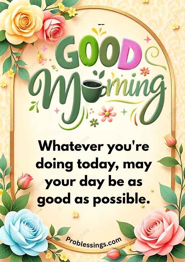 Good morning Monday Blessing image with quotes