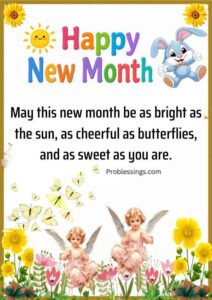 99+ Happy New Month Blessings, Prayers and Text Messages