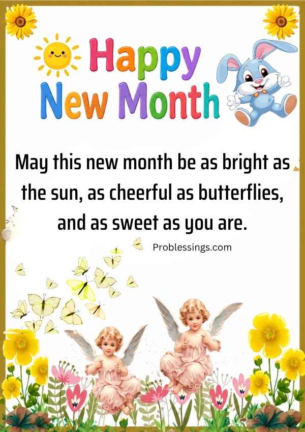 99+ Happy New Month Blessings, Prayers and Text Messages