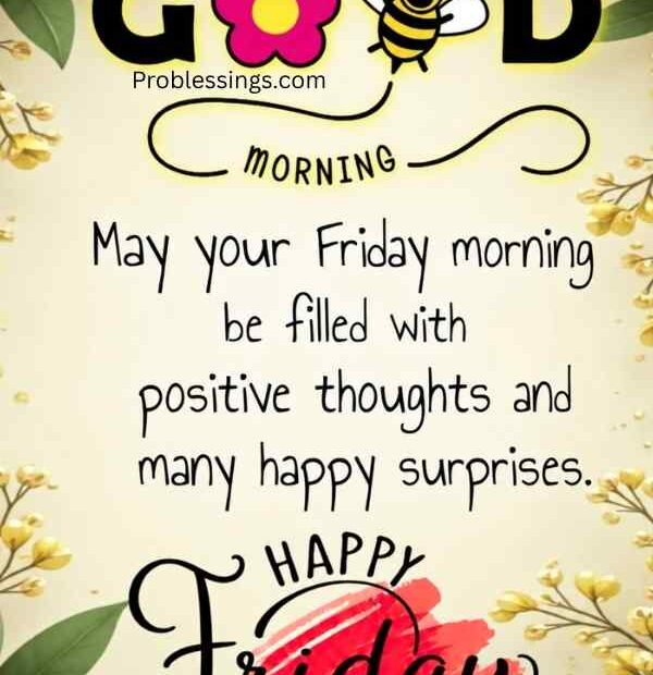 beautiful Friday morning blessing image