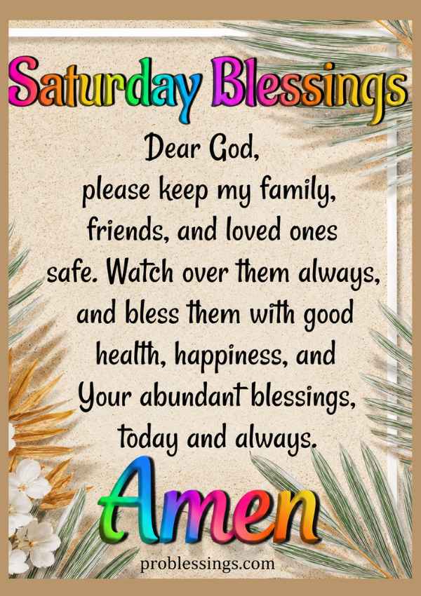 powerful Good Morning Saturday Prayer with blessings