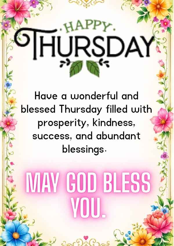 200+ Inspirational Thursday Blessings, Quotes and Prayers